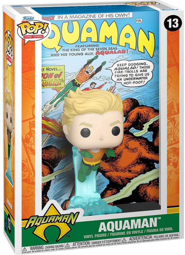 FUNKO POP! Vinilinė figūrėlė: Aquaman, 9 cm aprašymas - Prekės nuotrauka