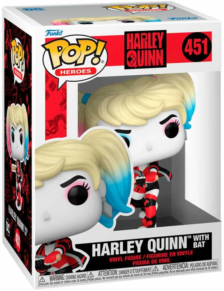 FUNKO POP! Vinilinė figūrėlė: DC - Harley Quinn su beisbolo lazda