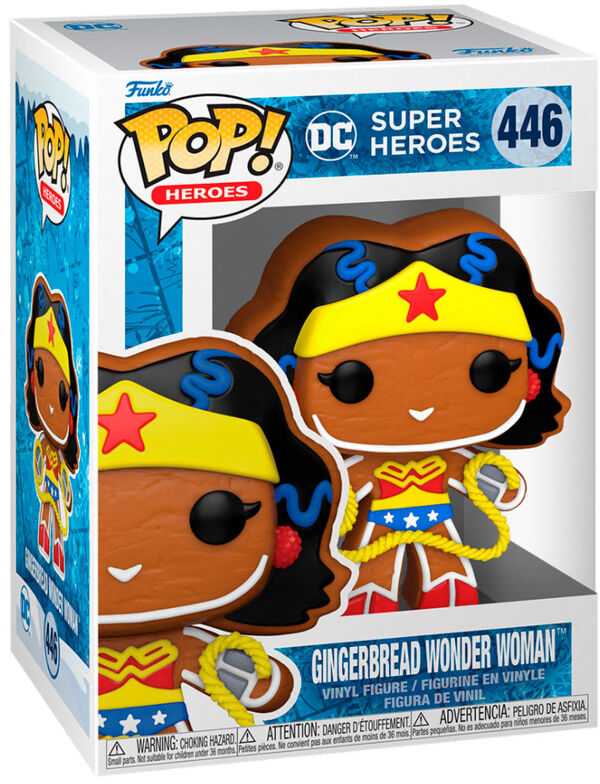FUNKO POP! Vinilinė figūrėlė: DC Super Heroes - Gingerbread Wonder Woman, 9.5 cm aprašymas - Prekės nuotrauka