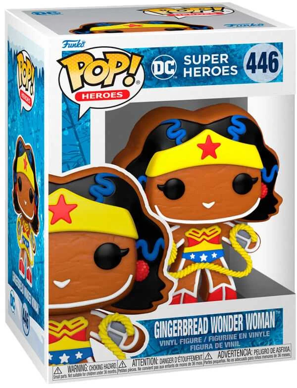 FUNKO POP! Vinilinė figūrėlė: DC Super Heroes - Gingerbread Wonder Woman, 9.5 cm aprašymas - Prekės nuotrauka