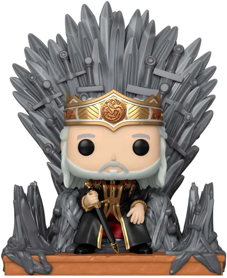 FUNKO POP! Vinilinė figūrėlė: House of the Dragon - Viserys on the Iron Throne, 9 cm aprašymas - Prekės nuotrauka