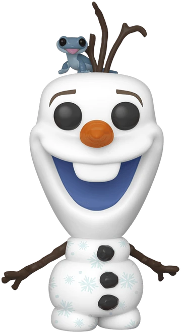 FUNKO POP! Vinilinė figūrėlė: Disney: Frozen 2 - Olaf with Bruni, 12.7 cm