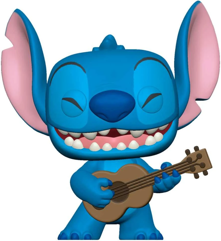 FUNKO POP! Vinilinė figūrėlė: LILO & STITCH: Stičas su ukulele, 10 cm