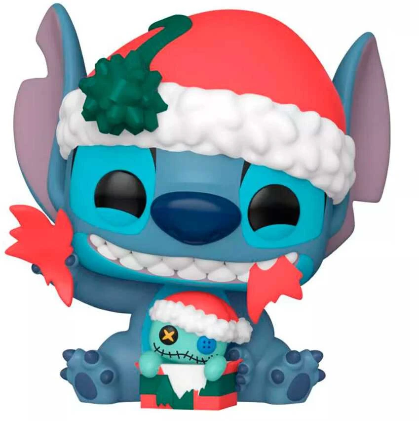 FUNKO POP! Vinilinė figūrėlė: Disney Lilo & Stitch - Stitch Unwrapping Gift, 9 cm