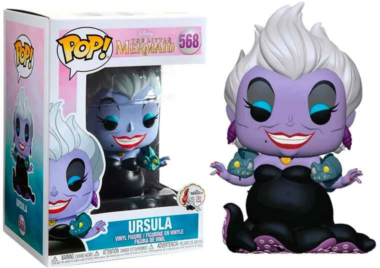 FUNKO POP! Vinilinė figūrėlė: Little Mermaid - Ursula with Eels, 11,3 cm