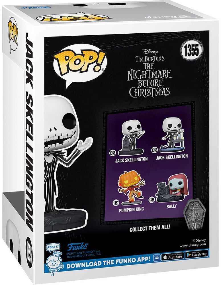 FUNKO POP! Vinilinė figūrėlė: Disney - Jack Skellington, 9 cm