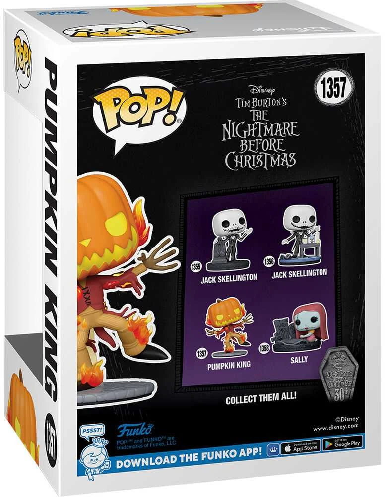 FUNKO POP! Vinilinė figūrėlė: Disney: Nightmare Before Christmas - Pumpkin King, 9 cm