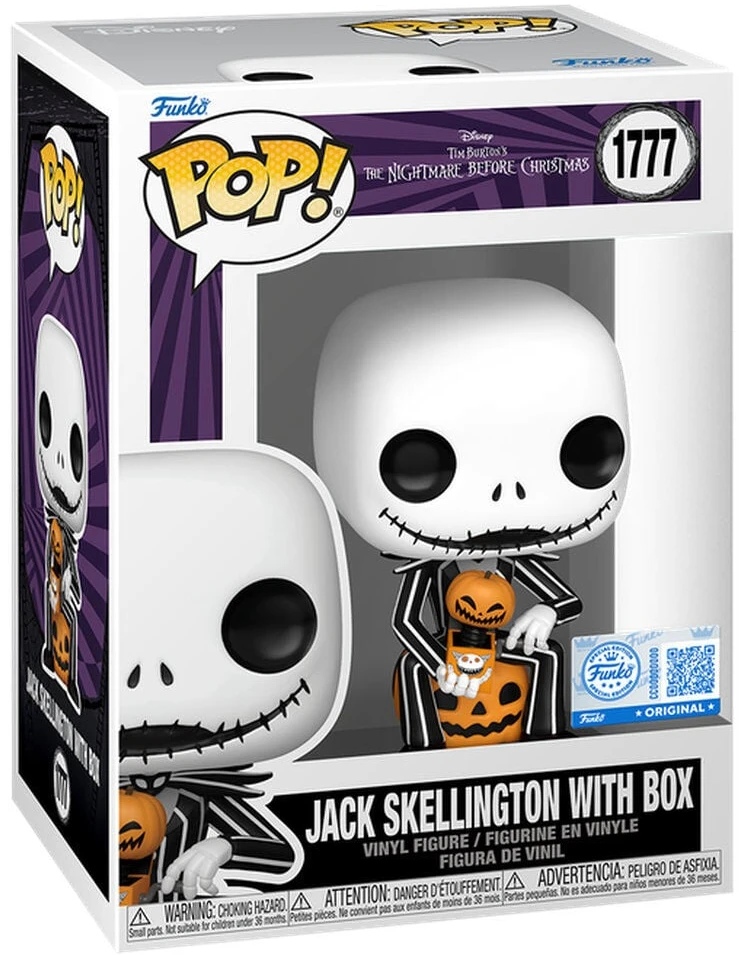 Funko POP figure Disney The Nightmare Before Christmas Jack Skellington with Box Exclusive