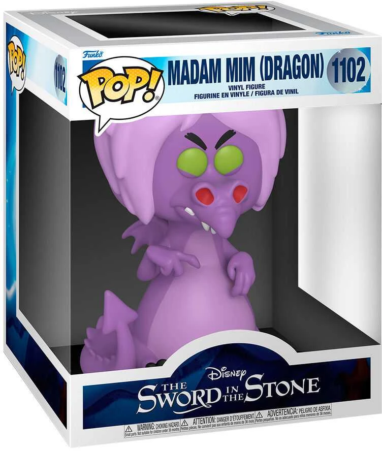 FUNKO POP! Vinilinė figūrėlė: Disney: The Sword in the Stone - Madam Mim (Dragon), 15 cm