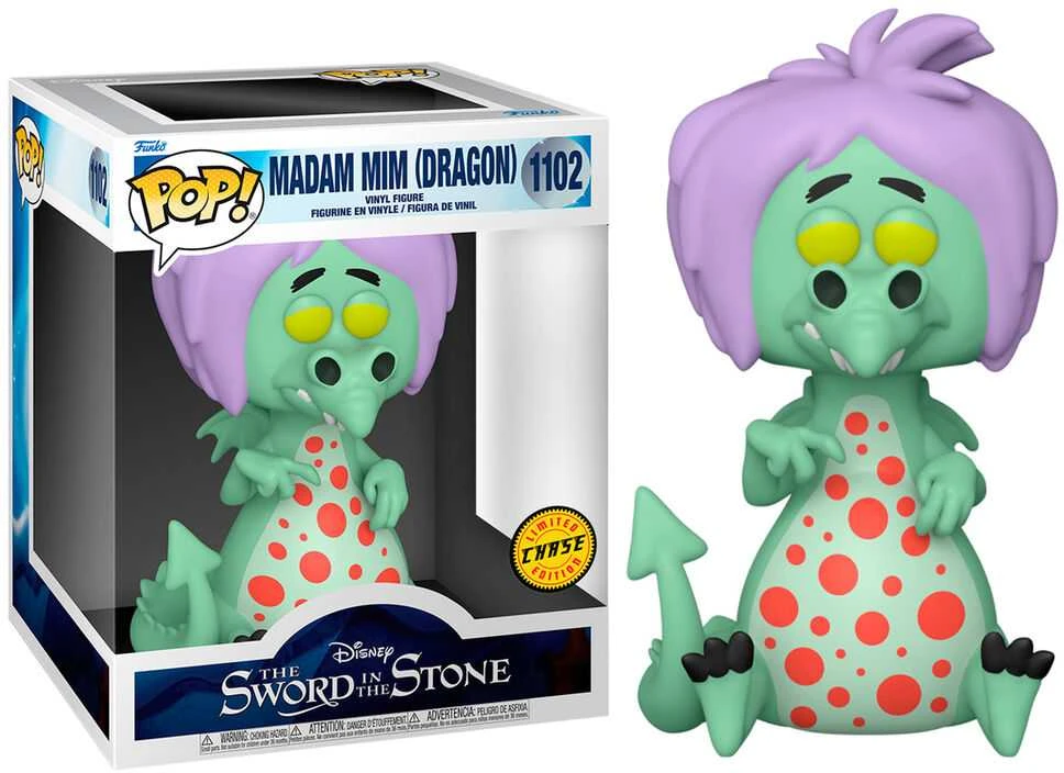 FUNKO POP! Vinilinė figūrėlė: Disney: The Sword in the Stone - Madam Mim (Dragon), 15 cm