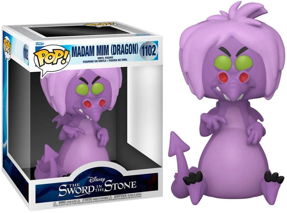 FUNKO POP! Vinilinė figūrėlė: Disney: The Sword in the Stone - Madam Mim (Dragon), 15 cm