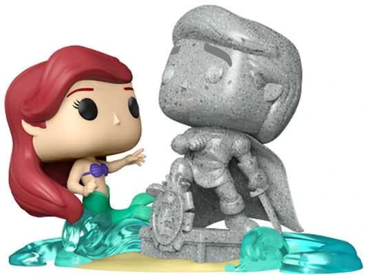 FUNKO POP! Vinilinė figūrėlė: Disney Princess  - Undinėlė Arielė ir statula Erikas, 9.5 cm