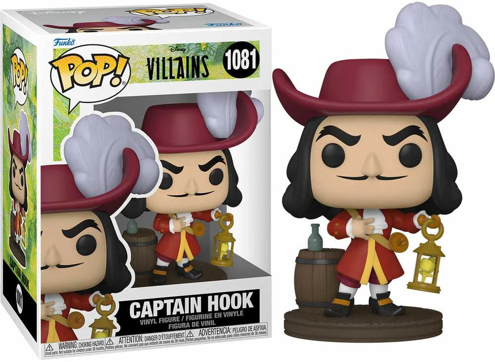 FUNKO POP! Vinilinė figūrėlė: "Disney" piktadariai: Kapitonas Hukas