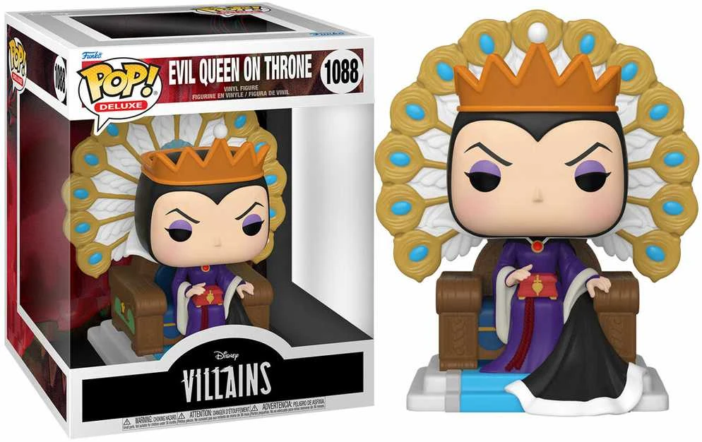 FUNKO POP! Vinilinė figūrėlė: Disney Villains - Piktoji karalienė soste, 9.5 cm aprašymas - Prekės nuotrauka