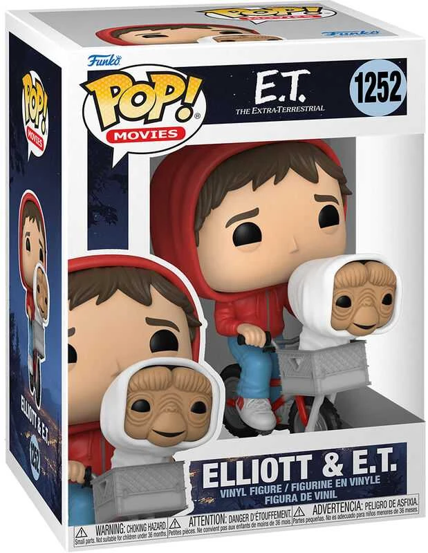 FUNKO POP! Vinilinė figūrėlė: E.T. - Elliotas su E.T.