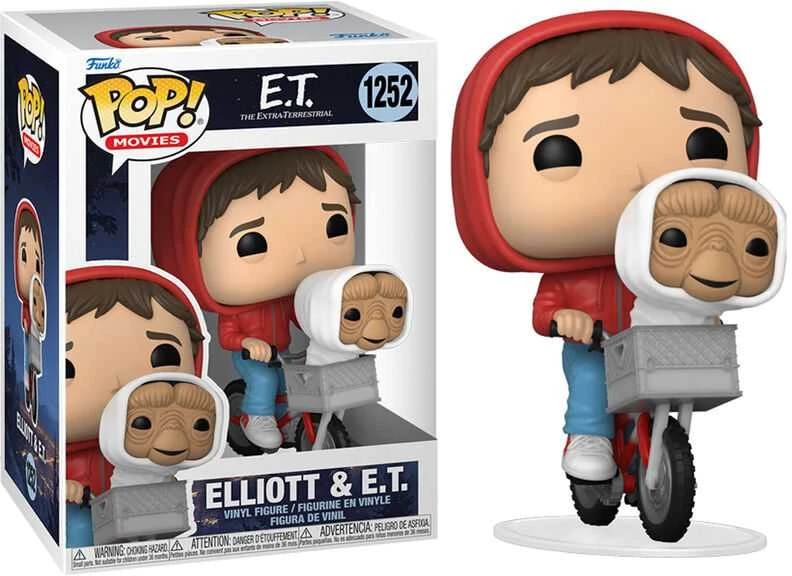 FUNKO POP! Vinilinė figūrėlė: E.T. - Elliotas su E.T.