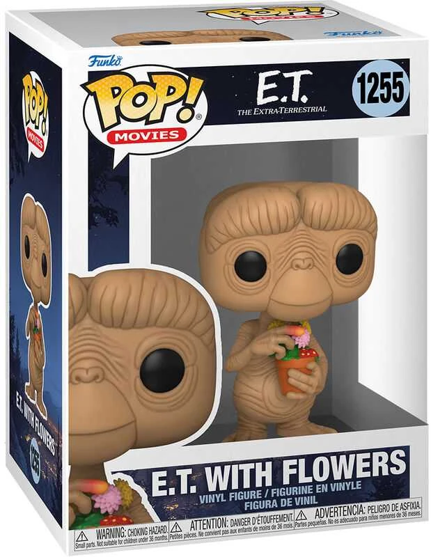 FUNKO POP! Vinilinė figūrėlė: E.T. su gėlėm, 9 cm aprašymas - Prekės nuotrauka