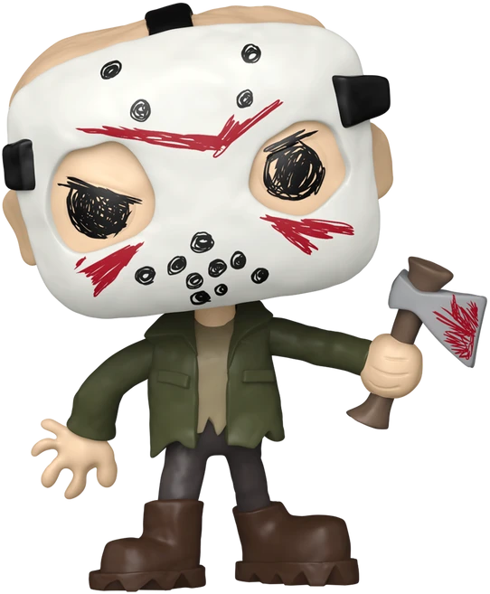 FUNKO POP! Vinilinė figūrėlė: Friday The 13Th: Jason (Doodles), ~9.9 cm