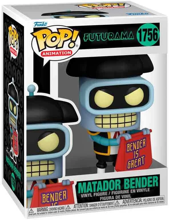 FUNKO POP! Vinilinė figūrėlė: Futurama - Bender (Matador)