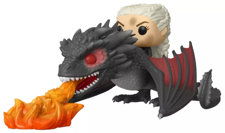 FUNKO POP! Vinilinė figūrėlė: Game of Thrones - Daenerys & Fiery Drogon, 9 cm