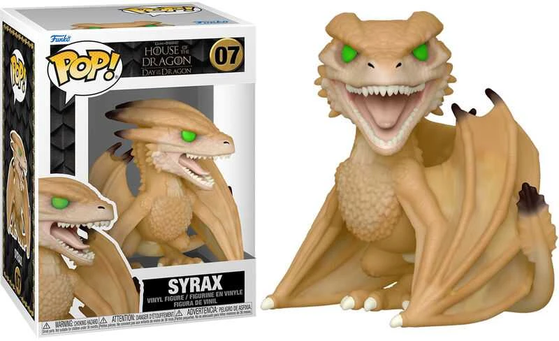FUNKO POP! Vinilinė figūrėlė: Game of Thrones House of the Dragon - Syrax, 10 cm