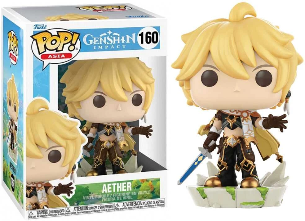 FUNKO POP! Vinilinė figūrėlė: Genshin Impact - Aether, 11,4 cm