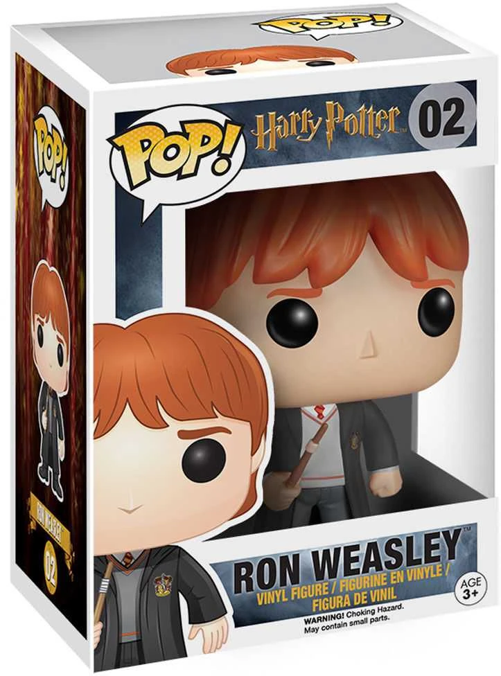 FUNKO POP! Vinilinė figūrėlė: Harry Potter - Ron Weasley, 9,5 cm