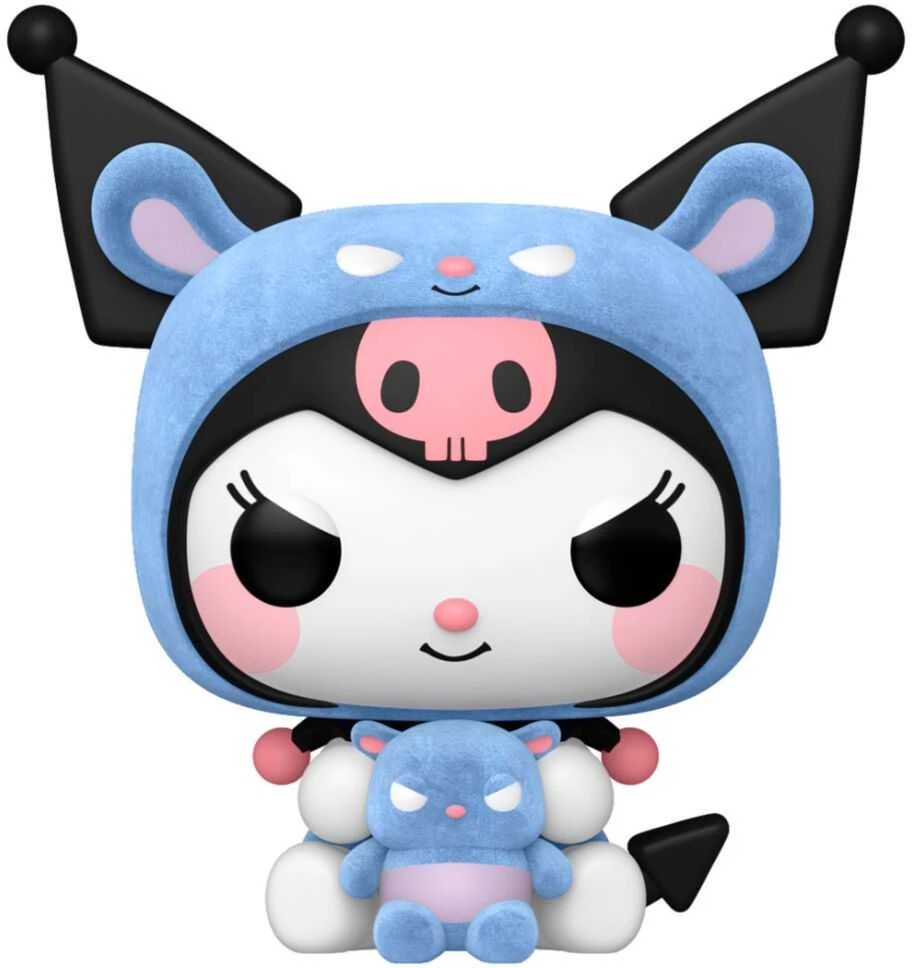 FUNKO POP! Vinilinė figūrėlė: Kuromi - Kuromi As Baku Flocked, 9 cm