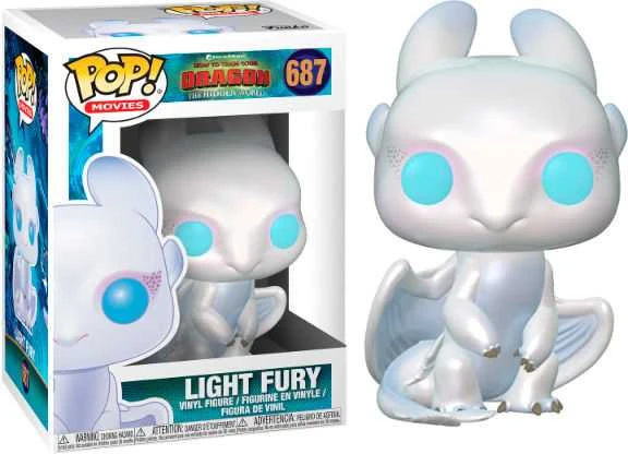 FUNKO POP! Vinilinė figūrėlė: Kaip prisijaukinti slibiną 3 - Light Fury