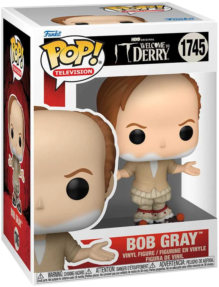 FUNKO POP! Vinilinė figūrėlė: IT Welcome To Derry - Bob Gray, 9 cm