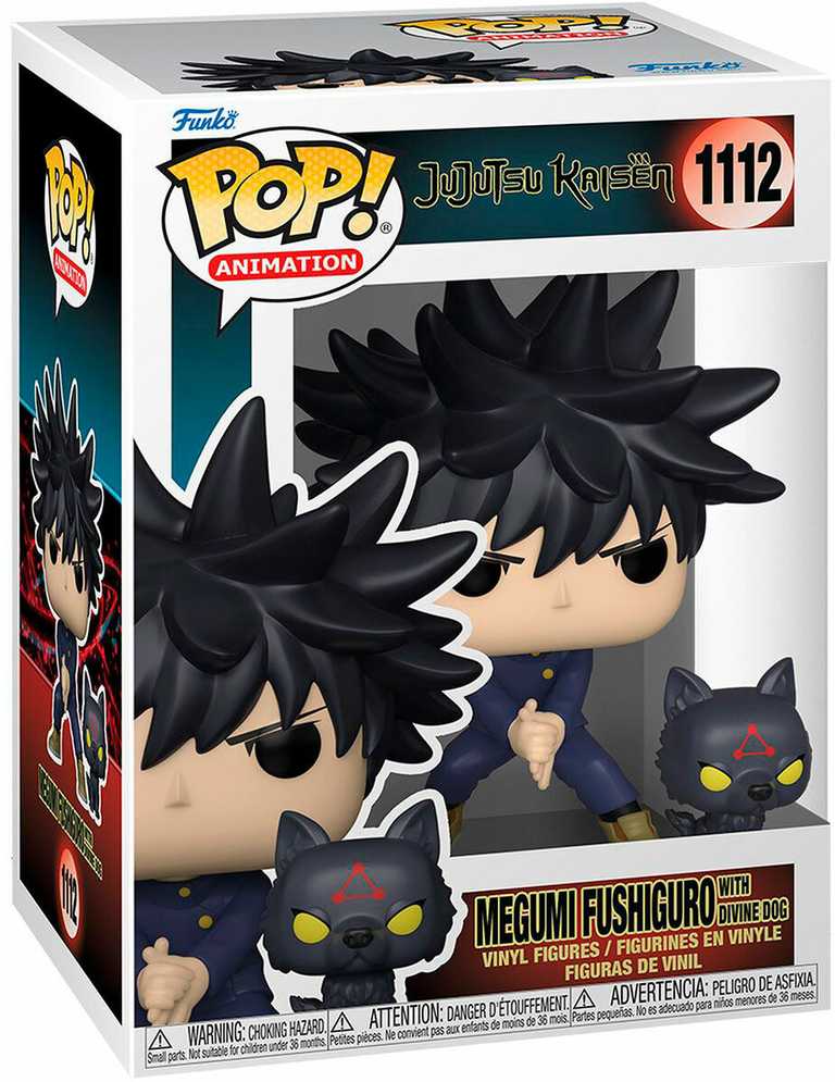 FUNKO POP! Vinilinė figūrėlė Jujutsu Kaisen - Megumi su šuniuku