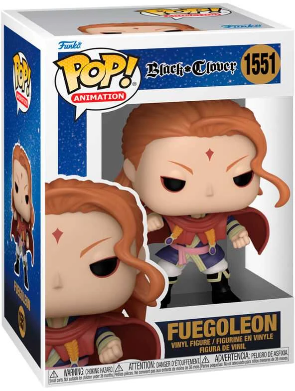 FUNKO POP! Vinilinė figūrėlė: Black Clover: Fuegoleon, 9 cm aprašymas - Prekės nuotrauka