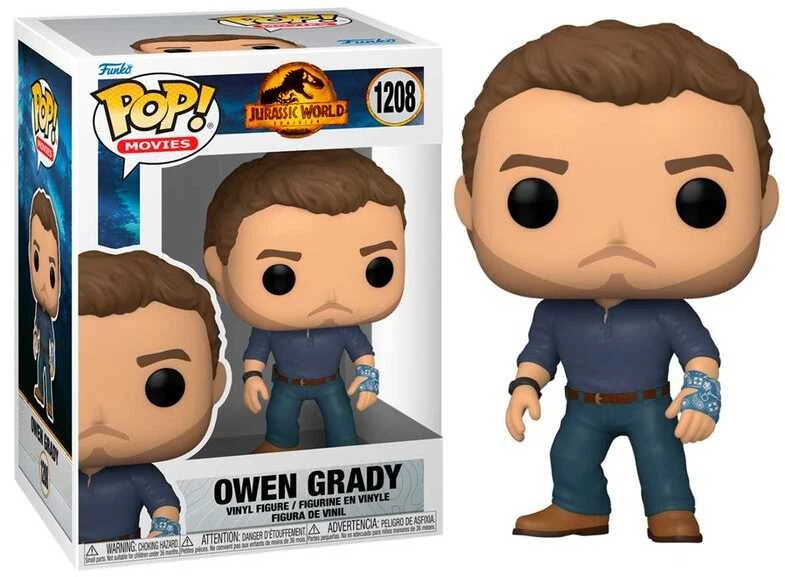 FUNKO POP! Vinilinė figūrėlė: Juros periodo pasaulis - Owen Grady