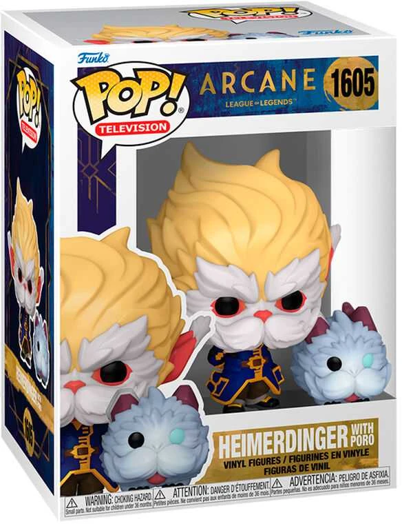FUNKO POP! Vinilinė figūrėlė: League of Legends Arcane - Heimerdinger, 9 cm aprašymas - Prekės nuotrauka