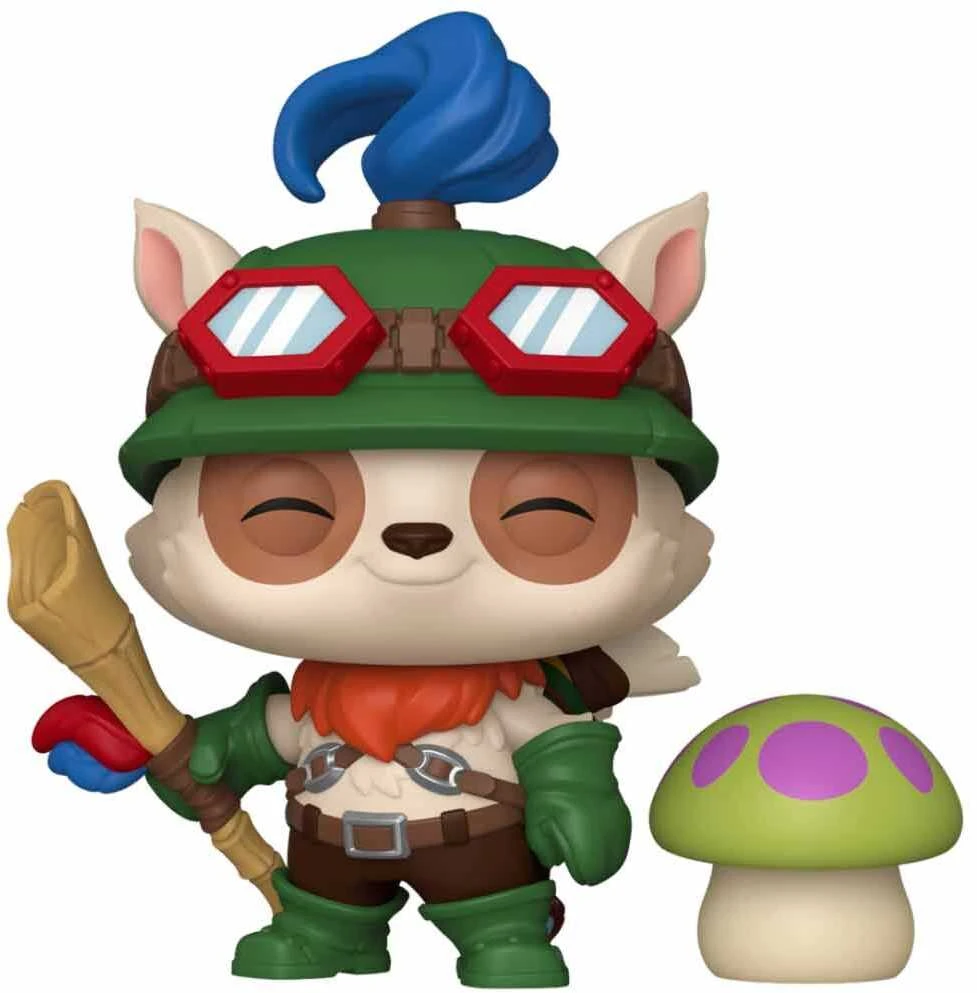 FUNKO POP! Vinilinė figūrėlė: League of Legends - Teemo with Mushroom, 9 cm aprašymas - Prekės nuotrauka