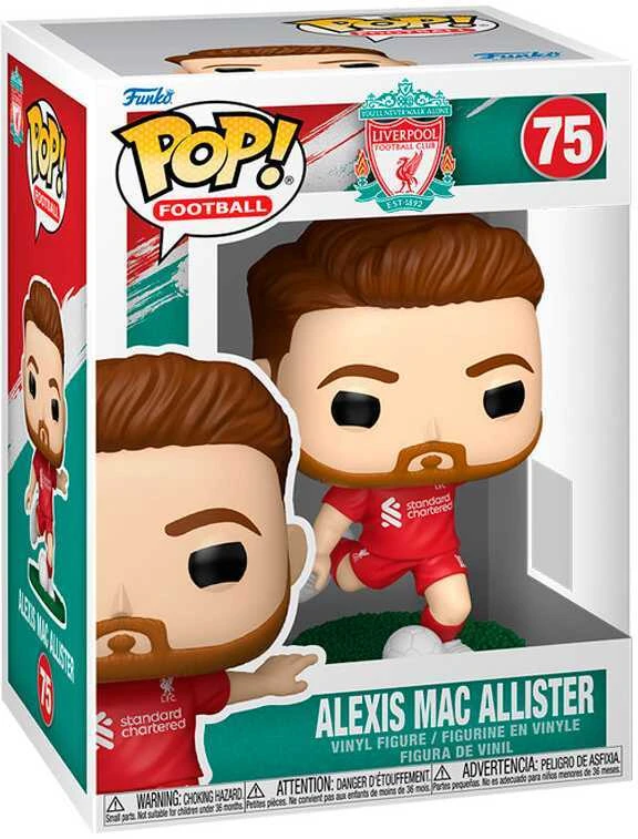 FUNKO POP! Vinilinė figūrėlė: Liverpool Alexis Mac Allister, 9 cm