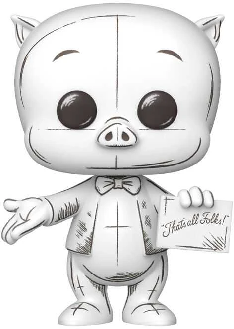 FUNKO POP! Vinilinė figūrėlė: Looney Tunes - Porky Pig, 9 cm aprašymas - Prekės nuotrauka