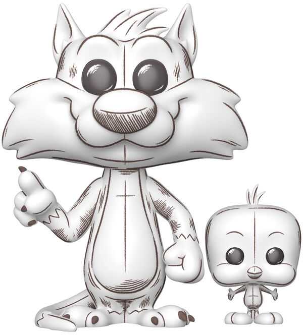FUNKO POP! Vinilinė figūrėlė: Looney Tunes: Sylvester & Tweety, 9 cm aprašymas - Prekės nuotrauka