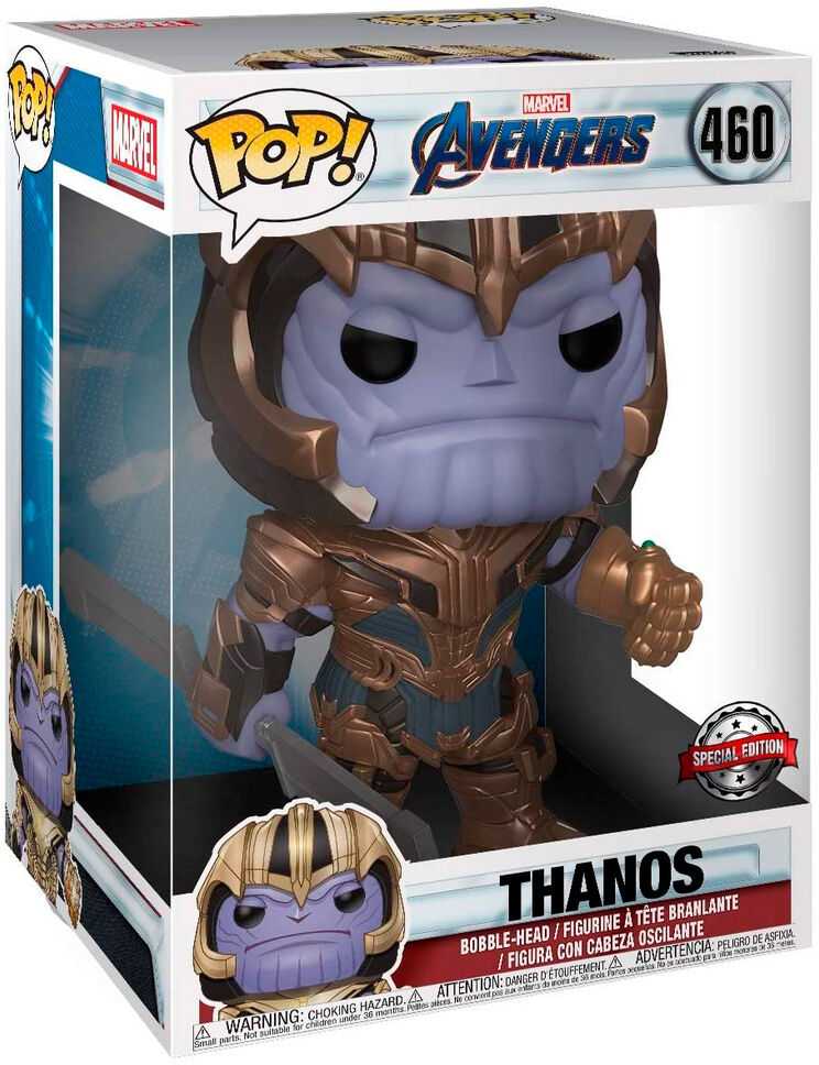 FUNKO POP! Vinilinė figūrėlė: Marvel Keršytojai - Thanos, 25 cm aprašymas - Prekės nuotrauka