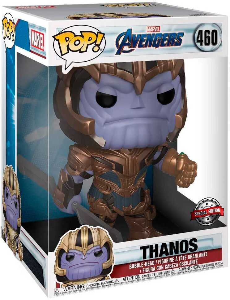 FUNKO POP! Vinilinė figūrėlė: Marvel Keršytojai - Thanos, 25 cm aprašymas - Prekės nuotrauka
