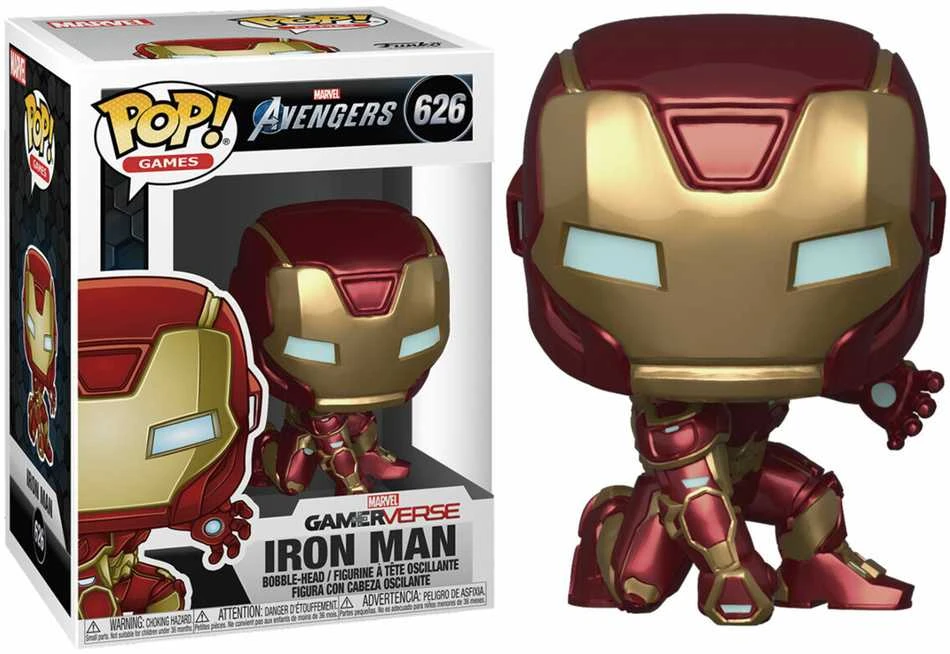 FUNKO POP! Vinilinė figūrėlė MARVEL: Geležinis žmogus (Stark Tech kostiumas), 9,5 cm