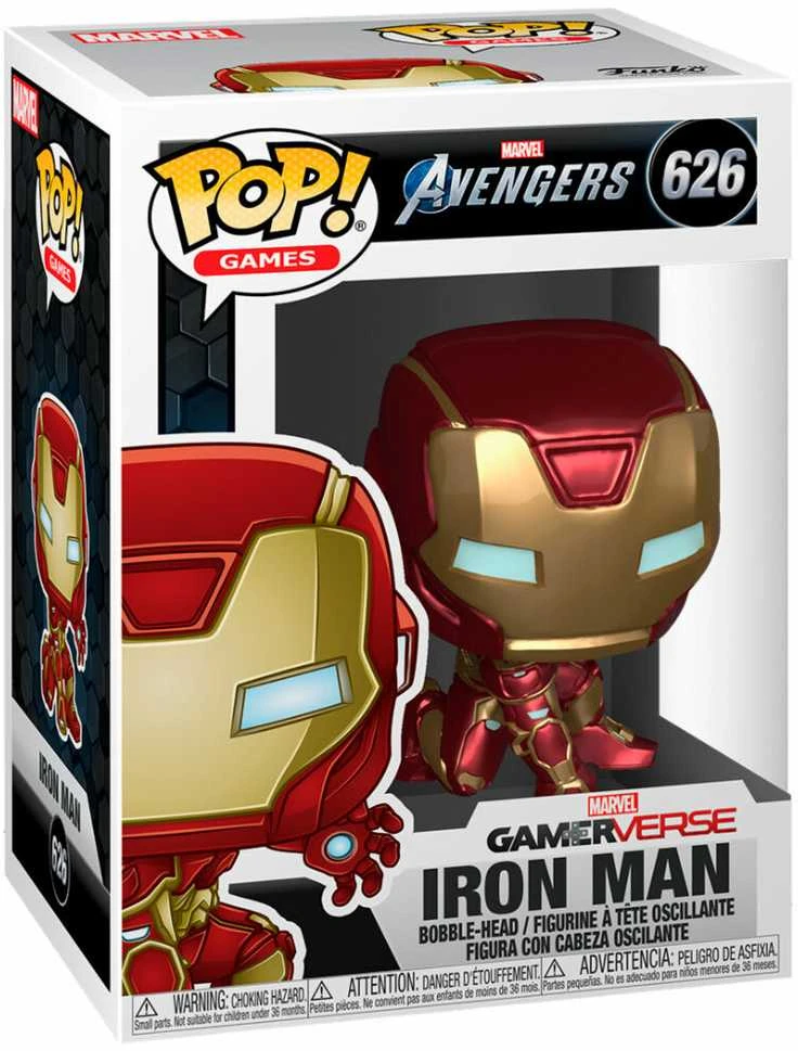 FUNKO POP! Vinilinė figūrėlė MARVEL: Geležinis žmogus (Stark Tech kostiumas), 9,5 cm