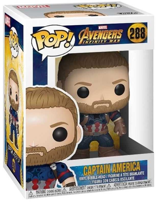 FUNKO POP! Vinilinė figūrėlė: Keršytojai - Kapitonas Amerika, 9.5 cm aprašymas - Prekės nuotrauka