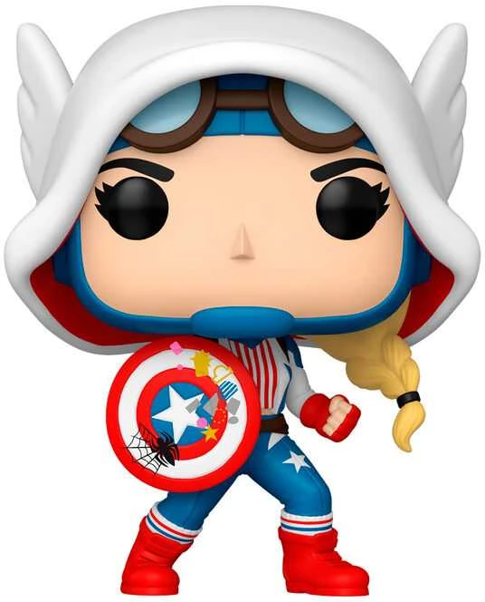 FUNKO POP! Vinilinė figūrėlė: Marvel - Cap-Gwen, 9 cm