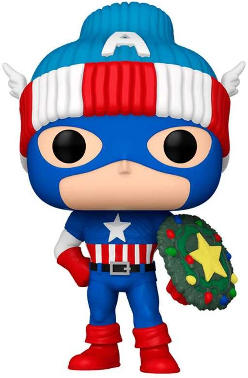FUNKO POP! Vinilinė figūrėlė: Marvel - Kapitonas Amerika, 9 cm