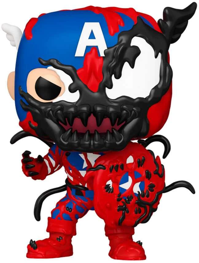 FUNKO POP! Vinilinė figūrėlė: Marvel - Carnage Captain America, 9 cm