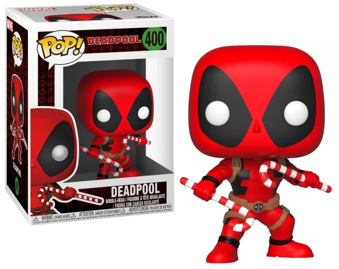 FUNKO POP! Vinilinė figūrėlė: Marvel Holiday - Deadpool, 9 cm