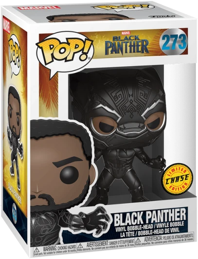 FUNKO POP! Vinilinė figūrėlė: Marvel - Black Panther, 9 cm