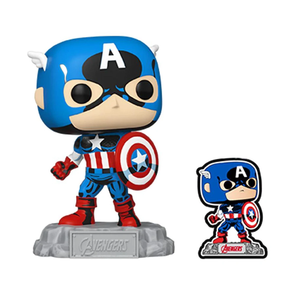 FUNKO POP! Vinilinė figūrėlė: Marvel Avengers: Beyond Earth's Mightiest - Captain America, 10.5 cm