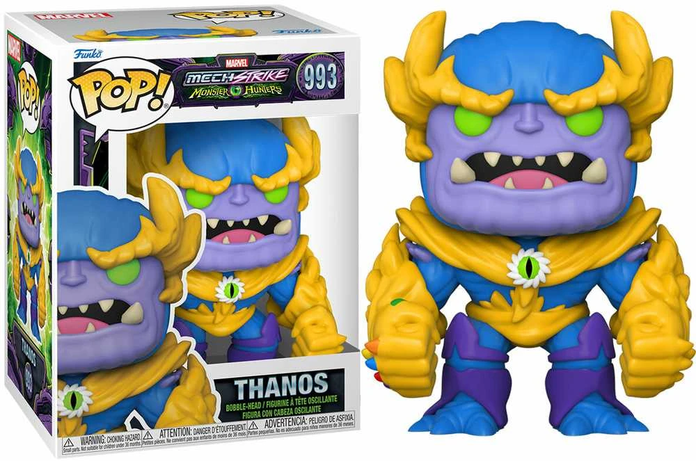 FUNKO POP! Vinilinė figūrėlė: Marvel: Monstrų medžiotojai – Thanos, 10 cm